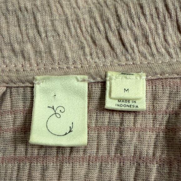 Anthropologie E Eloise zip front stretch cotton blend ruched crinkle jacket M - Picture 3 of 7